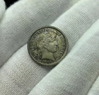 ~Vintage American Silver~ 1908-S Barber Dime 90% Silver XF R263