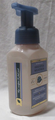 Bath & Body Works Gentle & Clean Foaming Hand Soap Lot Set 2 SWEATER WEATHER - Picture 3 of 4