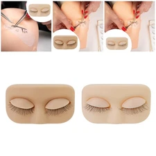 Lash Mannequin Lash Extension Supplies Changeable Eyelids Compact Versatile Use