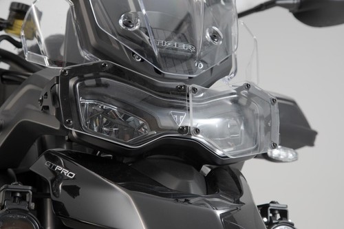 SW-MOTECH Protector de luces delanteras soporte con pantalla compatible con TRIU - Imagen 4 de 10