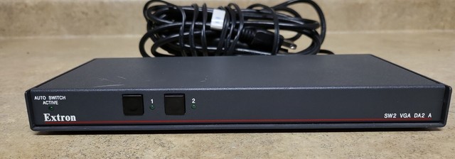 Extron SW2 VGA DA2 A Stereo Audio Switcher & Distribution Amplifier | 60-297-11 Extron SW2 VGA DA2 A Stereo Audio Switcher & Distribution Amplifier | 60-297-11