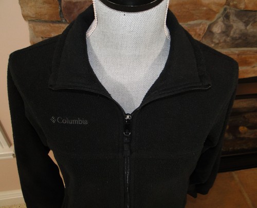 Chaqueta de lana negra con cremallera completa Columbia Youth - talla 14-16 - Imagen 2 de 6