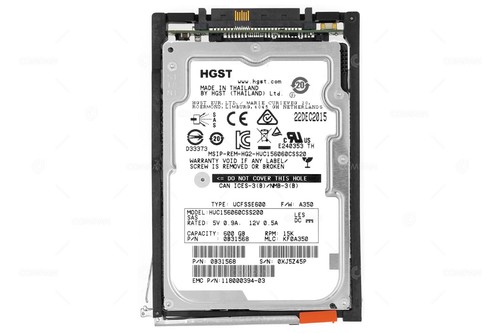 005050935 EMC HDD 600GB 15K SAS 6G 2.5" SFF HOT-SWAP - Imagen 3 de 7