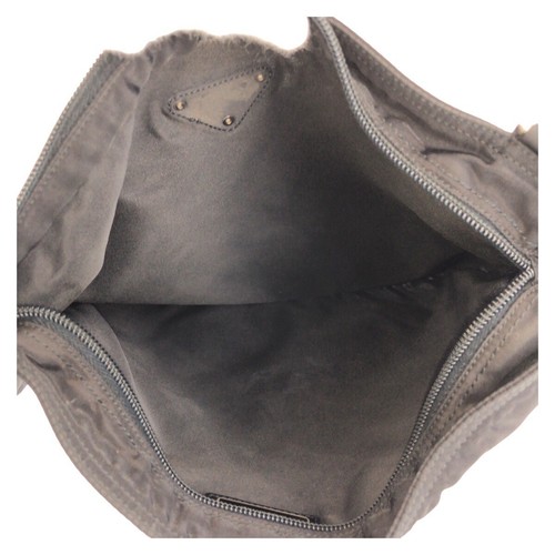PRADA Tessuto Triangle avec Logo Sac Bandoulière Messenger Bag vente en gros Noir ArgentMatériel