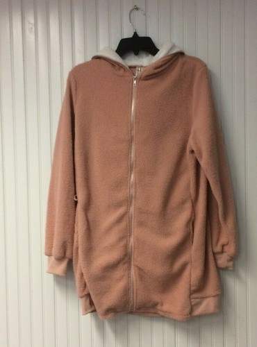 Forgotten Grace Damen Gr. Medium durchgehender Reißverschluss mit Hoodie rosa - Bild 2 von 2
