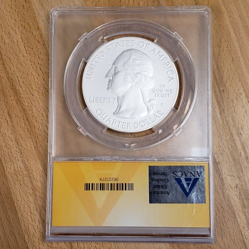 2018-P 5 oz Silver ATB America Beautiful Pictured Rocks Site -ANACS SP 70- F8732 - Picture 2 of 4