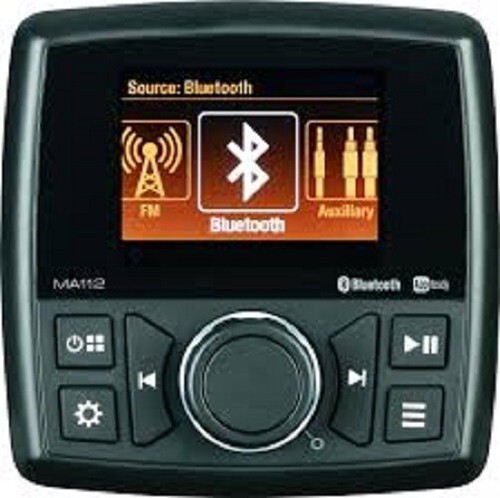 Marine Audio MA112 2.8" Display Marine Bluetooth USB/AM/FM Stereo Receiver - Picture 2 of 4