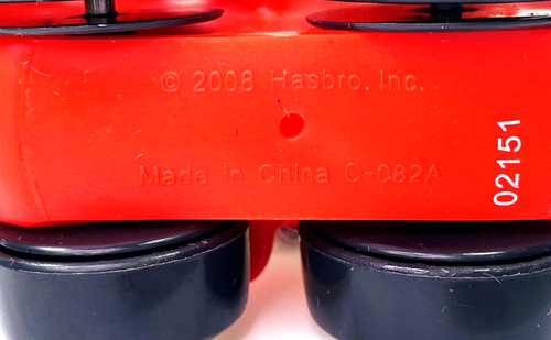 Tonka Chuck & Friends Red Yellow Dump Truck 4" Rubber Vehicle Hasbro 2008 - Picture 8 of 8