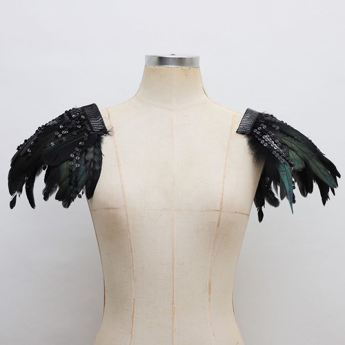 Unisex Halstuch Pailletten Schulterbretter Neu Kopfbedeckung Geschenk Feder Requisiten Schal Party - Bild 38 von 50