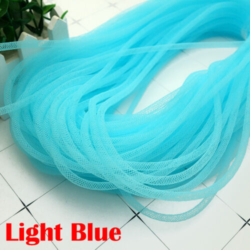 Flexible Mesh Tubing Ribbon Hair Shoes Bag Costume DIY Craft Christmas Decor Sew - Picture 8 of 37