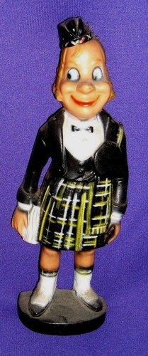 Old Smuggler Scotch Highlander Scotsman: 10-inch Advertising Icon Figure (1960) - Bild 1 von 2