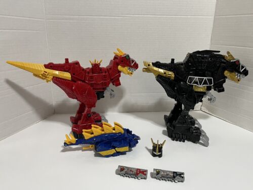 Power Rangers Dino Super Charge Deluxe Megazord Bandai Black T Rex Incomplete - Picture 11 of 11