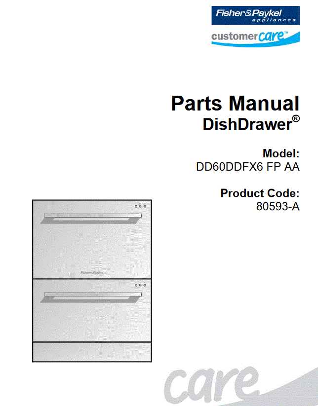 510852 GENUINE FISHER & PAYKEL DISHDRAWER DRAIN HOSE KIT SUITS DS605