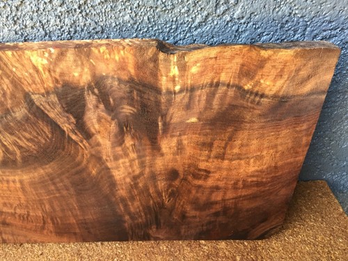 Walnut Burl Slab Billet Crafts Woodworking 1" x 8 1/2" x 17" #1120 - Picture 3 of 10
