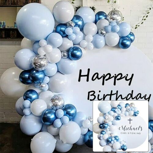 Balloon Garland Arch Kit Set Birthday Wedding Baby Shower Balloons Blue - Picture 6 of 8