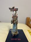 Chinese Porcelain Carving Of Drunken Spring Statue As Is Read