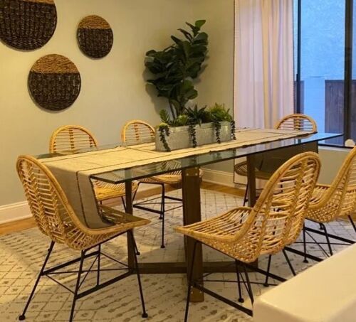 itzcominghome 2&4 set Dining Chair Rattan Garden Outdoor Kitchen furniture345 - Picture 19 of 24