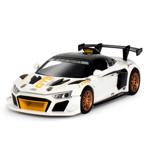 1:24 AUDI R8 GT2 Pista Carreras Diecast Coche Modelo Sonido y Luz Niños Juguete Regalo - Imagen 27 de 28