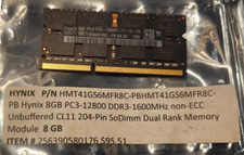 HYNIX HMT41GS6MFR8C-PB  8GB PC3-12800 DDR3-1600MHz non-ECC Unbuffered For Sale
