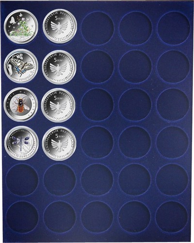 5 EURO-Münzkoffer Insekten 2022-24 SAFE 304-PLUS EDITION 9x Tableaus 6342-SP - Picture 3 of 12
