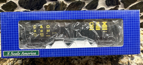 Des Plaines Hobbies S Scale #DPS15068 3 Bay Coal Hopper C&O/CSX #141222 LNIB! - Picture 9 of 11