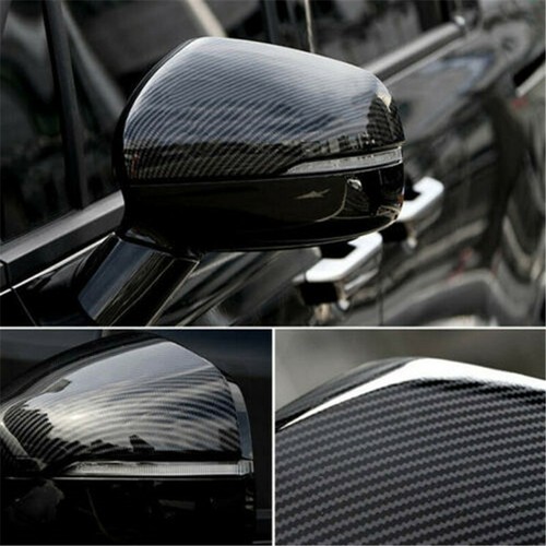 Carbon Fiber 2Pcs Side Rearview Mirror Cap Cover Trim For Kia Carnival 2021-2024 - Picture 2 of 8