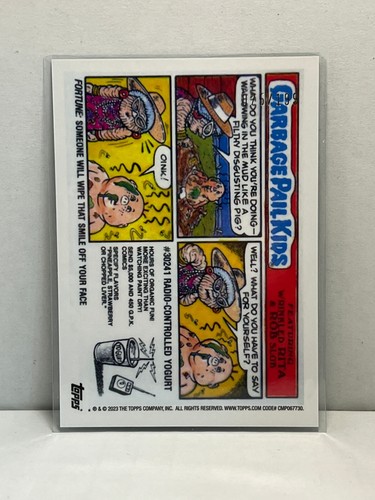 2023 Garbage Pail Kids Chrome 6 Aqua Prism Refractor /199 Cheap Jewel 226b - Bild 2 von 2