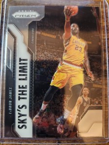 2016-17 Panini Prizm LeBron James Sky's the Limit #4 Cleveland Cavaliers MVP