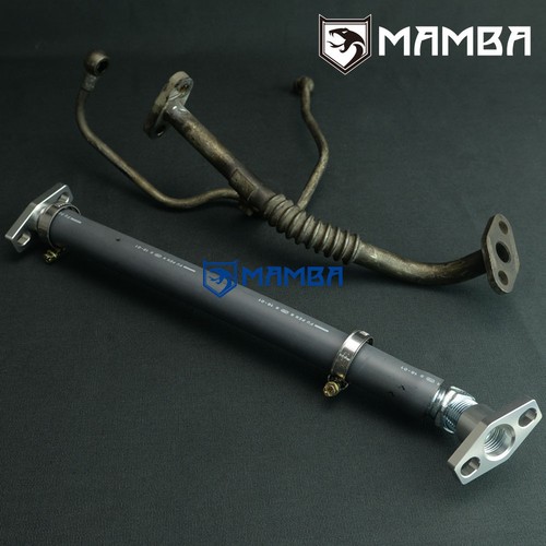 MAMBA Turbo Oil Feed & Return Line For TOYOTA 4EFTE 1.3L w/ AISIN 17201-55030 - Imagen 3 de 3