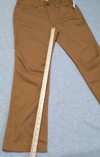 Caterpillar Herren Arbeitshose Größe 36x32 Ninety Eight Over Dye Straight Fit Braun - Bild 11 von 12