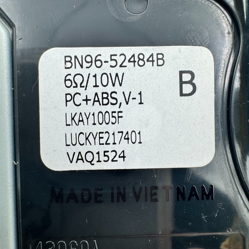 SAMSUNG TV SPEAKER BN96-52484B GRADE B *WORKING* - Picture 3 of 4
