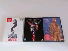 Michael Jackson DVD VIDEO BUNDLE: HIStory On Film-Vol II, NO. ONES, THIS IS IT
