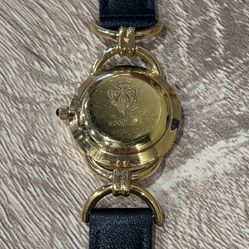 Vintage GUCCI 6000.2.L Gold Dial Women's Qz Watch New Battery #33 - Picture 2 of 7