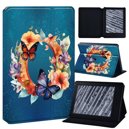 Custodia Cover Pelle Per Amazon Kindle Paperwhite 1/2/3/4/5 Kindle 2016/2019/2022 - Foto 23 di 34