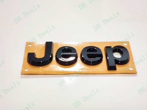 5PCS Gloss Black Front Rear Door 4x4 Emblems 2022+ Jeep Grand Cherokee 2 Row WK - 第 4/13 張圖片