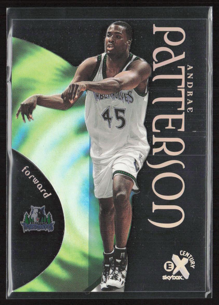 1998-99 SkyBox E-X Century Andrae Patterson #69 Rookie Minnesota Timberwolves
