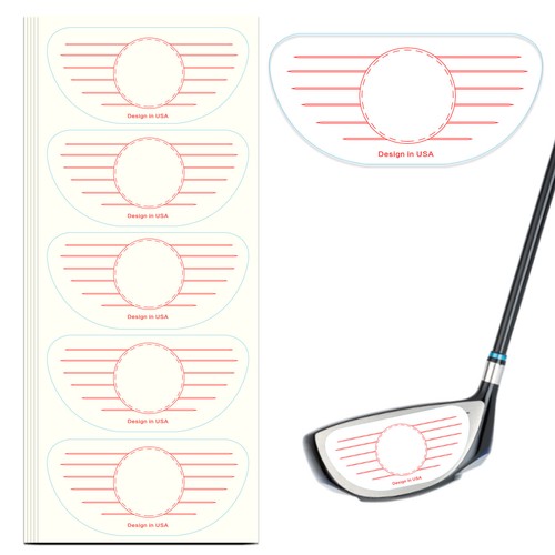 Hölzer und Eisen Golf Driver Schwung Training Impact Tape - Bild 11 von 12