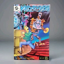 Mechoverse 1986 Airbrush Comic Book VTG NM HTF LTD Variant Rare Collectible Iss