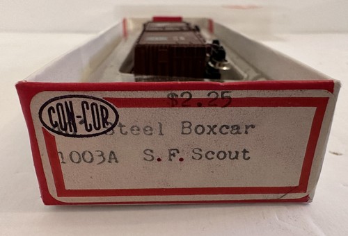 Con-Cor  N Scale 40’ STL Boxcar Scout West ATSP 30279 - Picture 5 of 10