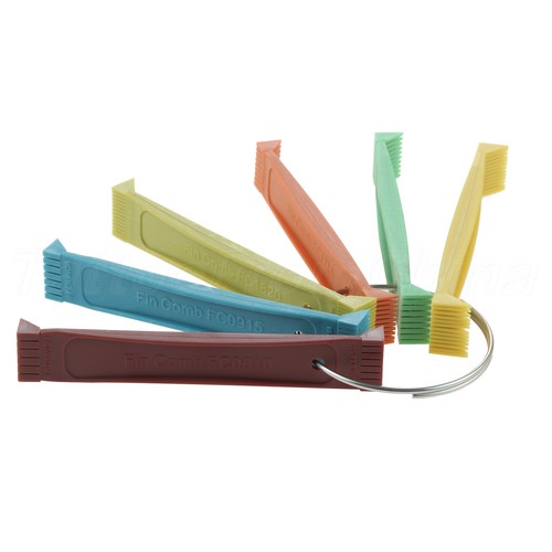 Juego de 7 piezas de cepillos de limpieza de aletas de aire acondicionado evaporador radiador herramientas de reparación - Imagen 6 de 6