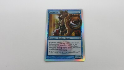 FOIL SMART ASS DONKEY WIZARD UNHINGED MTG Magic The