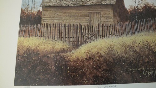 KEITH SLUDER "A MEETIN HERE TONIGHT" SIGNED PRINT NUMBERED - YEAR 1977 - Picture 6 of 6
