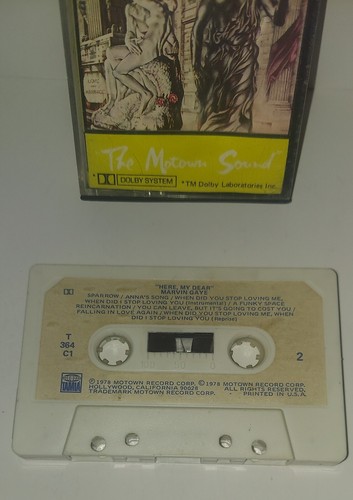 Marvin Gaye Here my Dear. The Motown Sound Cassette tape VTG TAMLA 1978 RARE - Picture 4 of 7
