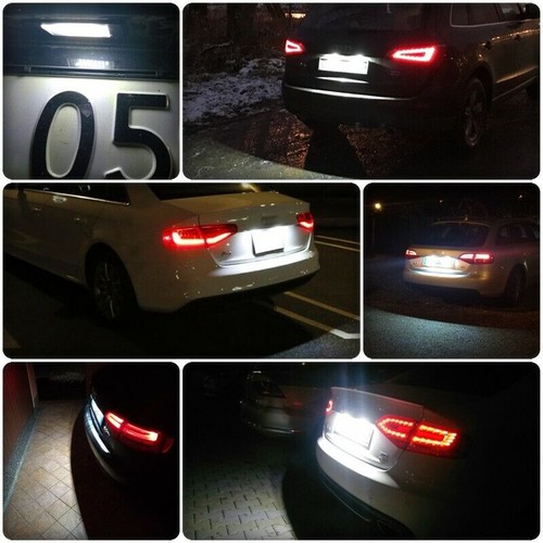 CANbus Bright White LED License Plate Light Lamp Module For Porsche Panamera 970 - Picture 9 of 13