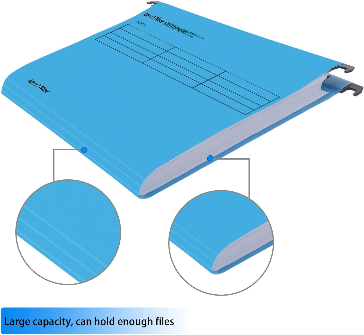 Foolscap Suspension Files 15PCS Polypropylene Filing Suspension