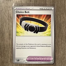 Choice Belt 176/193 Pokémon TGC Paldea Evolved Non Holo