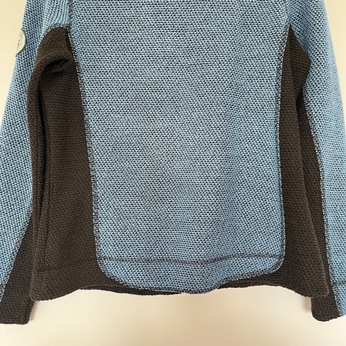 Weird Fish Jumper Women's Turquoise Blue Black 1/4 Zip Pockets Macaroni Size 10 - Bild 5 von 11