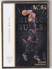 2021-22 Noir NBA No. 222 DeMar DeRozan Gold Frame 6/11