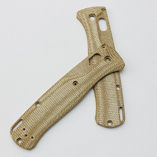 2 PIEZAS Parche de Mango Personalizado Micarta Material Escalas para Cuchillo Bugout 535 Hecho en Banco - Imagen 13 de 14
