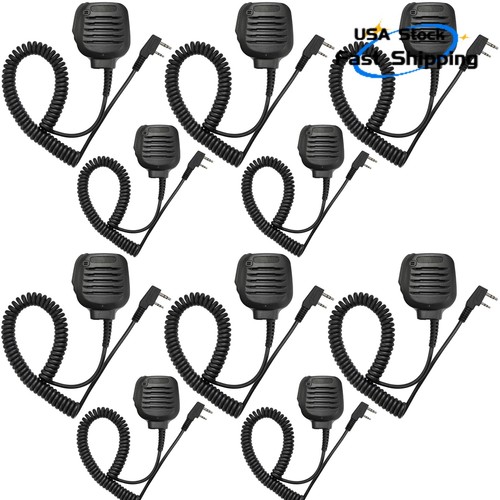 10 SZTUK KMC-45 2-pinowy mikrofon głośnikowy do TK2160 TK3160 TK208 TK3173 TK-270 - Zdjęcie 1 z 6